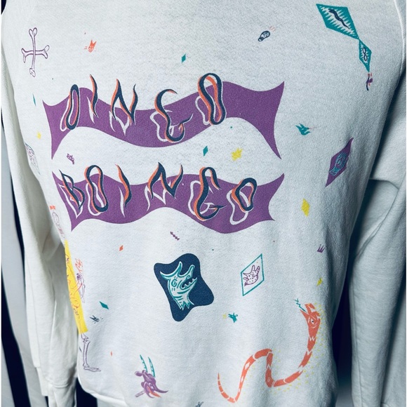 Vintage 80s Oingo Boingo Sweatshirt Signed by Band Members: DANNY ELFMAN, etc - Picture 11 of 12